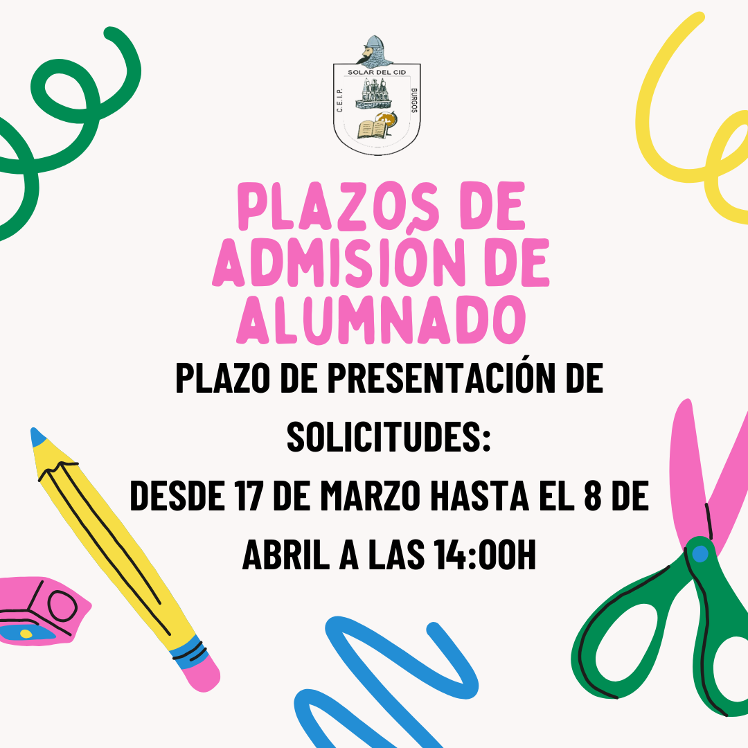 CARTEL ADMISIÓN 26_27 CARTEL ADMISIÓN 26_27